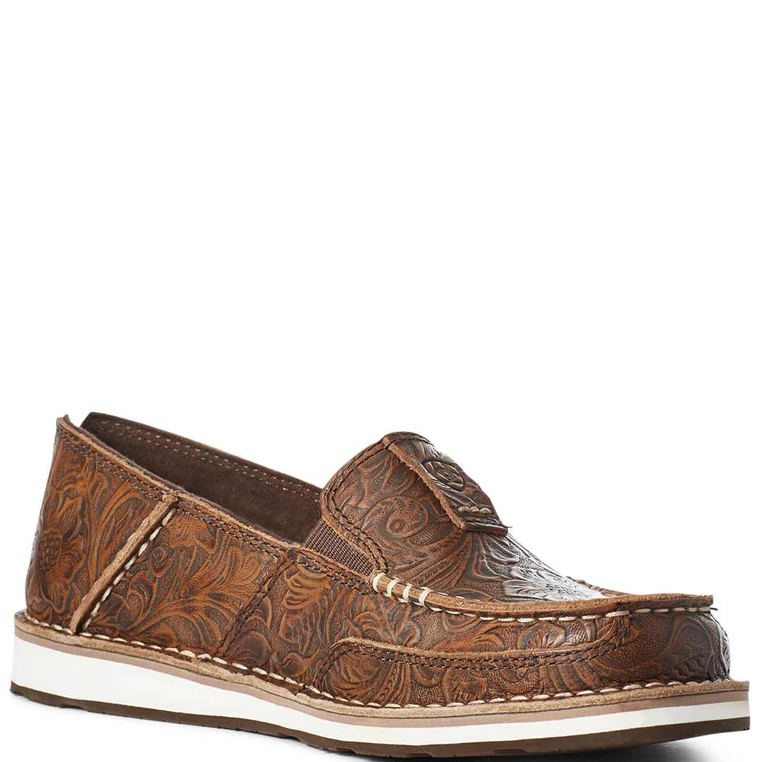 Ariat Women's Floral Tooled Cruiser Slip-On Shoes - Image 2