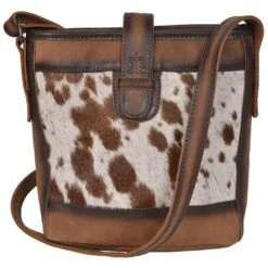 STS Ranchwear Cowhide Derby Bucket Bag