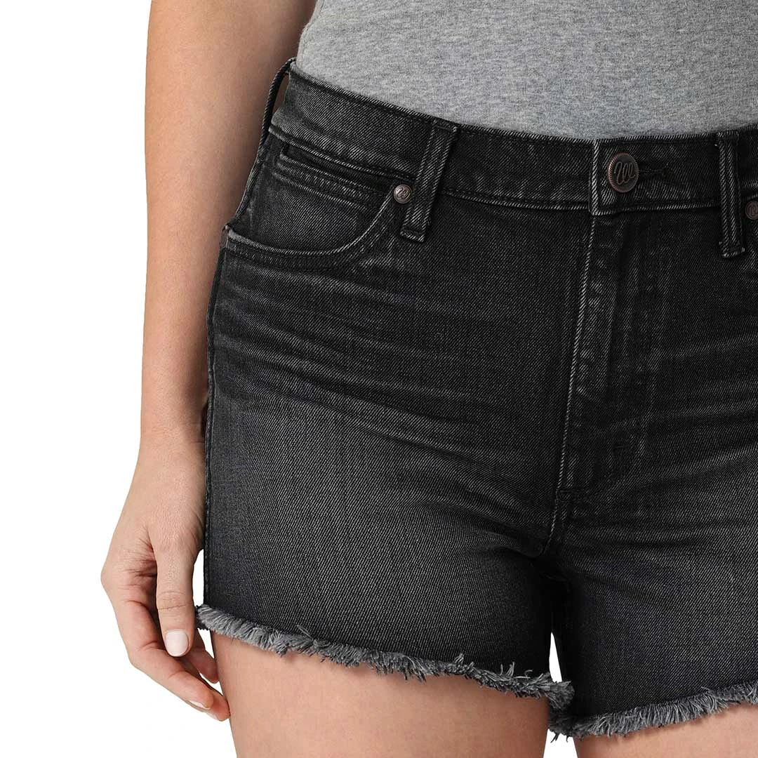 Wrangler Women's Retro High Rise Cut-Off Jean Shorts - Image 4