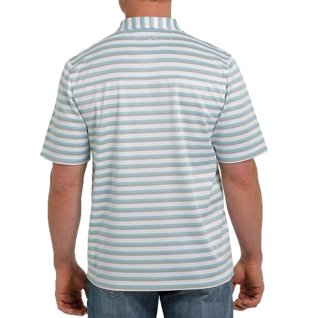 Cinch Men's ArenaFlex Striped Polo - Image 3