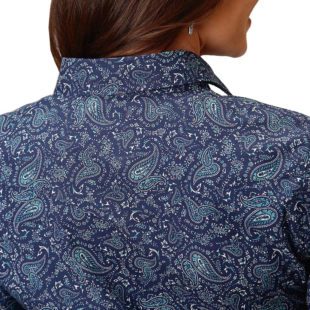 Roper Women's Paisley Print Snap Shirt - Image 2