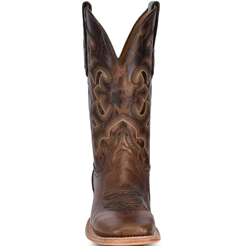 Corral Boot Co. Men's Distressed Square Toe Cowboy Boots - Image 4