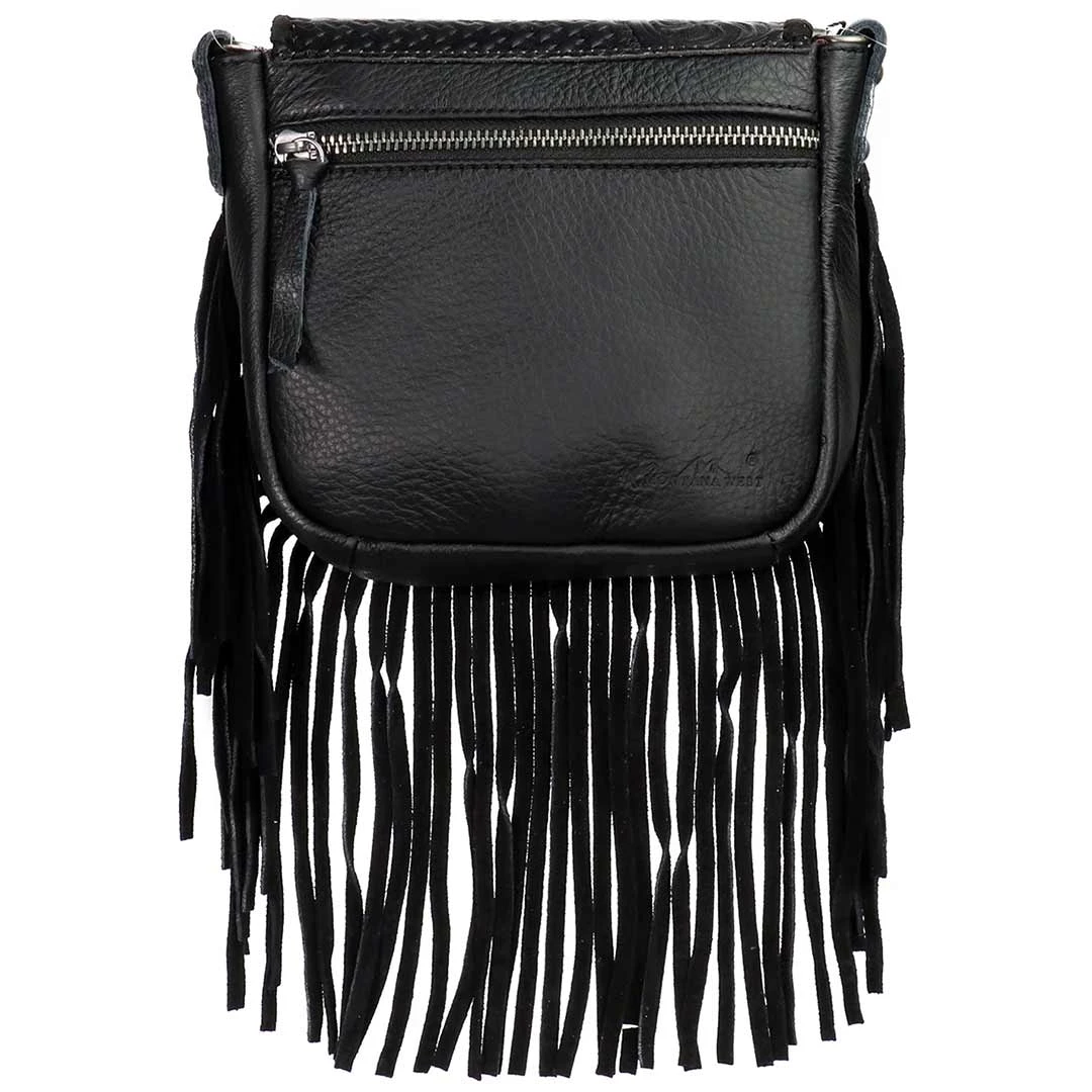 Montana West 100% Real Leather Tooled Crossbody - Image 2