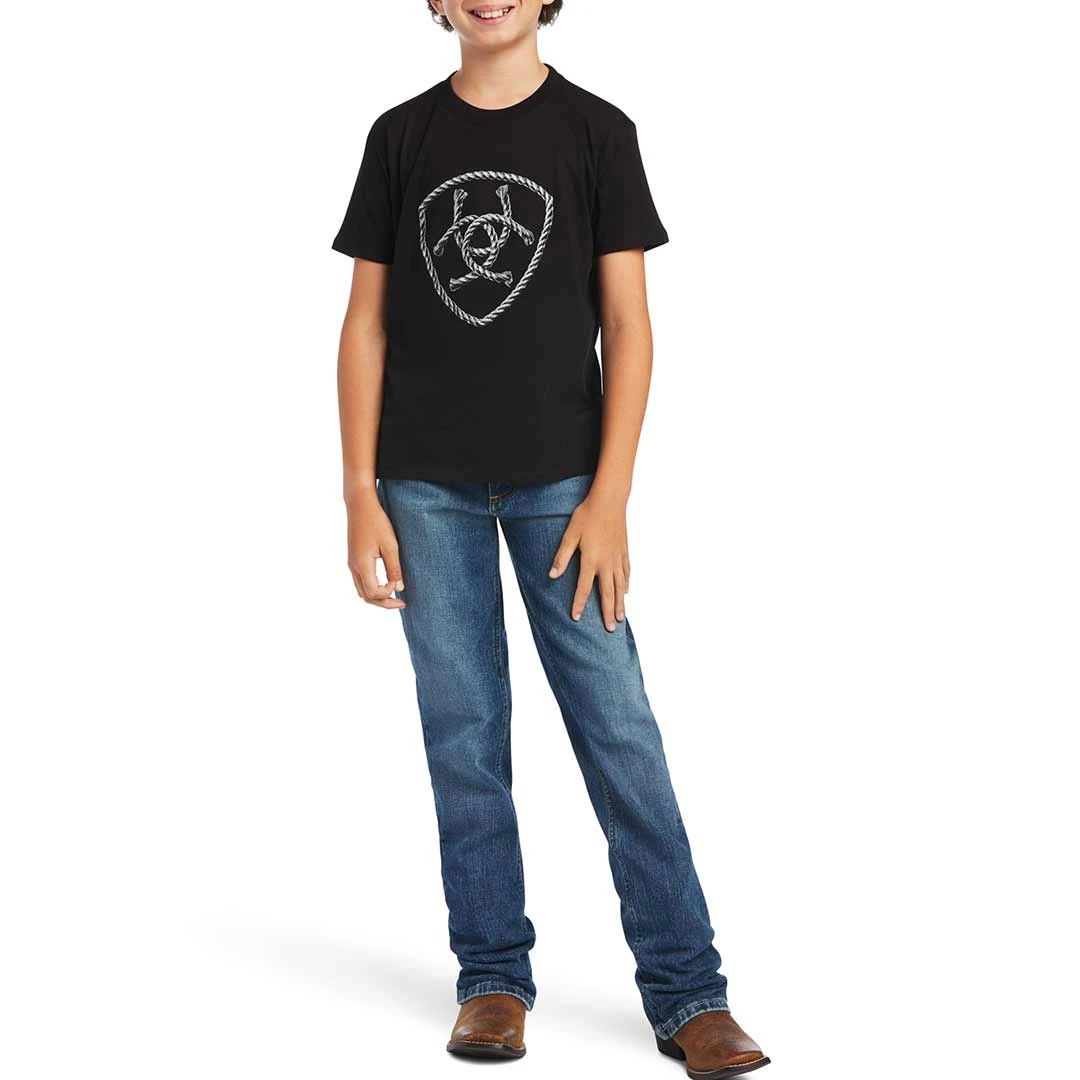 Ariat Boys' Rope Shield Graphic T-Shirt - Image 3