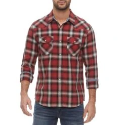 Flag & Anthem Men's Moores Vintage Washed Snap Shirt