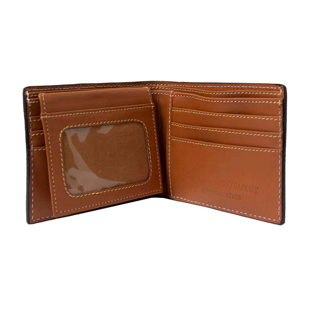 Ranger Belt Co. Men's Tooled Leather Bi-fold Wallet - Image 2