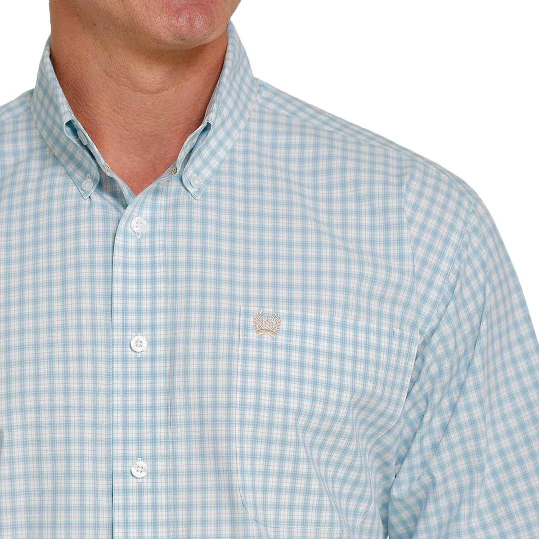Cinch Men's Plaid Check Button-Down Shirt - Image 3