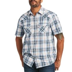 Ariat Men's Haye Retro Fit Short Sleeve Snap Shirt