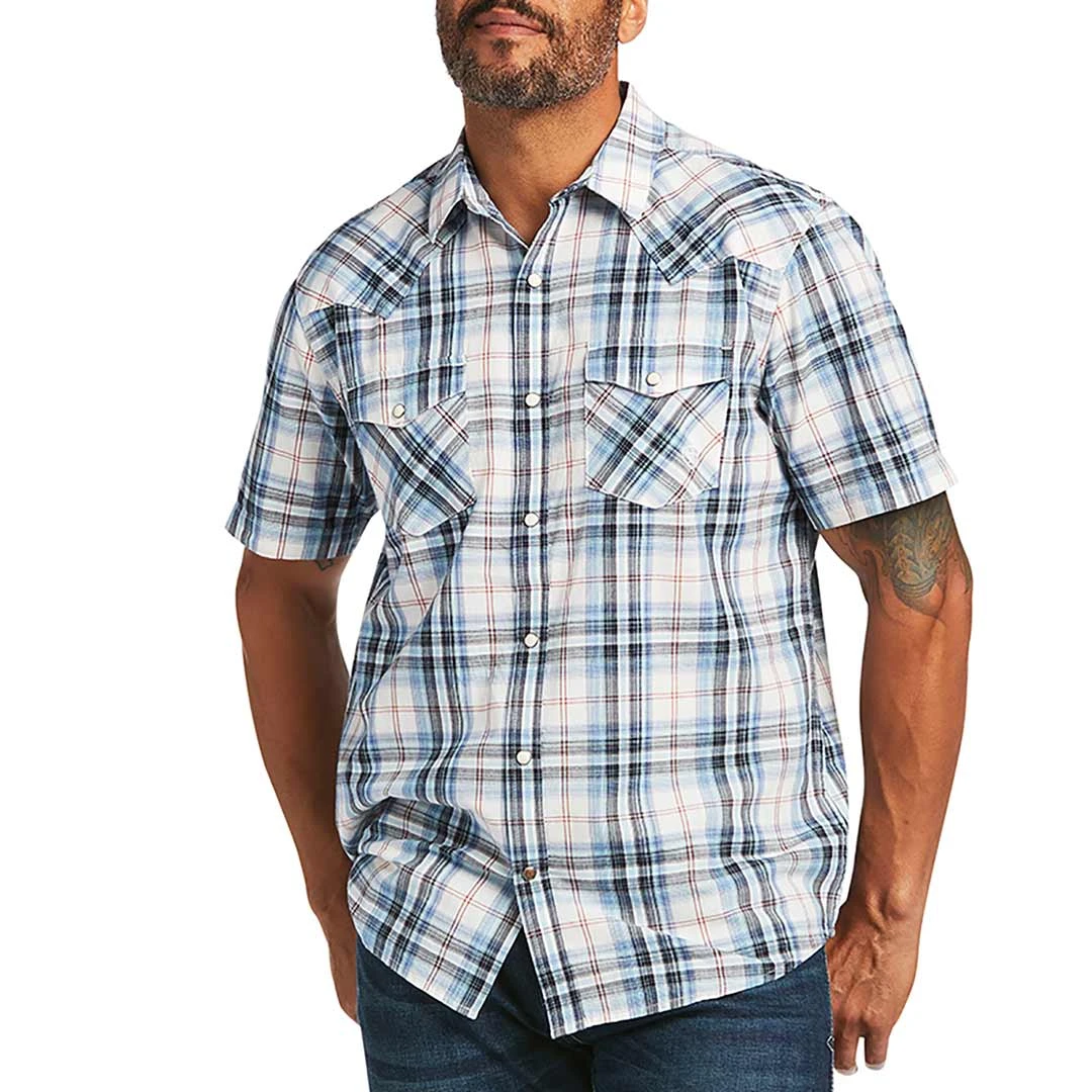 Ariat Men's Haye Retro Fit Short Sleeve Snap Shirt