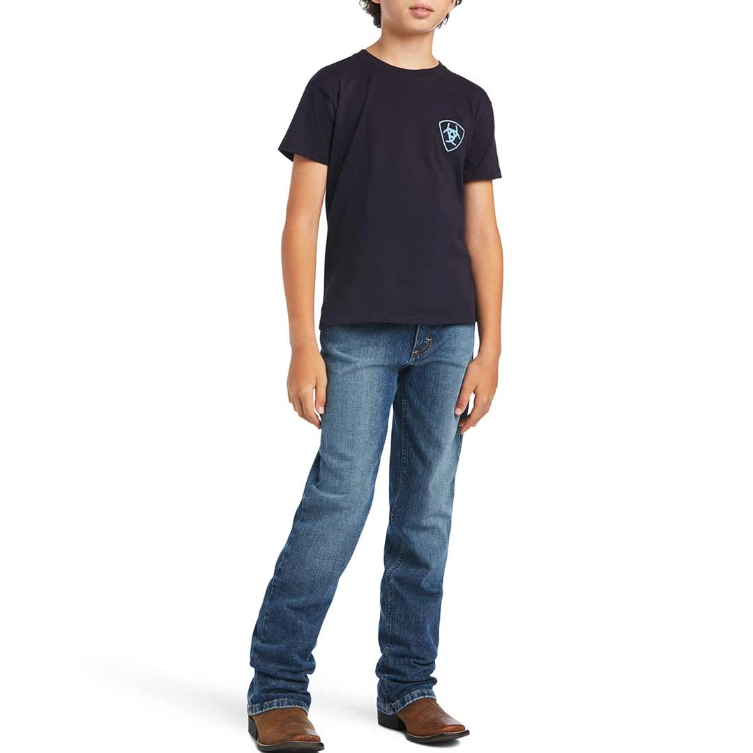 Ariat Boys' Diamond Wood Graphic T-Shirt - Image 4