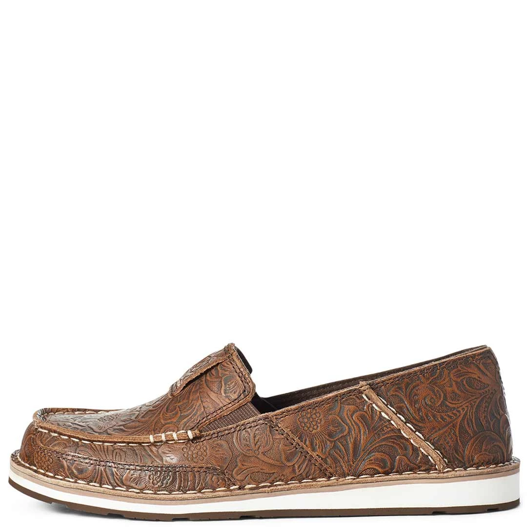 Ariat Women's Floral Tooled Cruiser Slip-On Shoes - Image 3