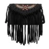 Wrangler Fringe With Embroidery Crossbody Purse