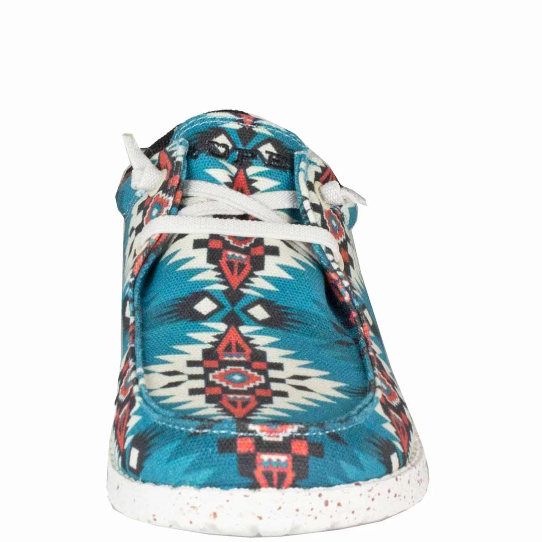 Roper Women's Aztec Canvas Slip-On Shoes - Image 4