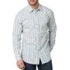 Wrangler Men's 20X Advanced Comfort Stripe Snap Shirt