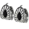 Wyo-Horse Women's Folded Concho Earrings