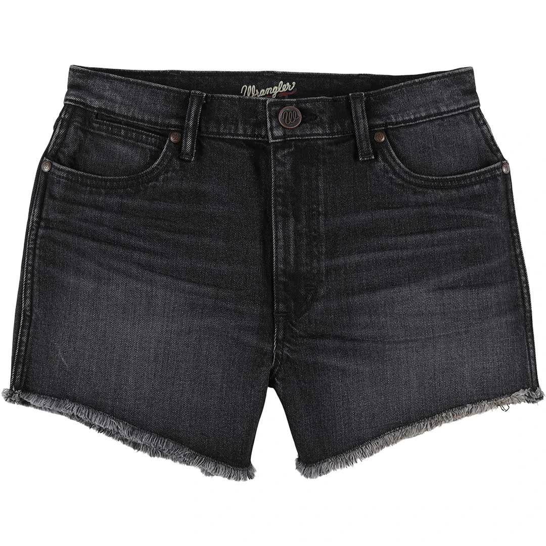 Wrangler Women's Retro High Rise Cut-Off Jean Shorts - Image 6
