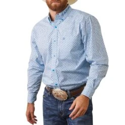 Ariat Men's Team Syed Fitted Button-Down Shirt