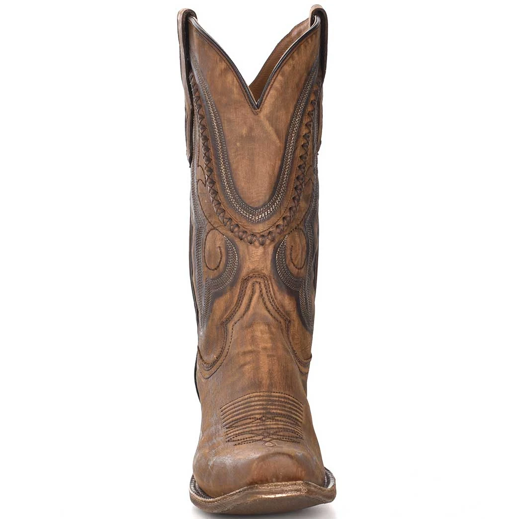 Corral Boot Co. Men's Embroidered X-Stitch Cowboy Boots - Image 5
