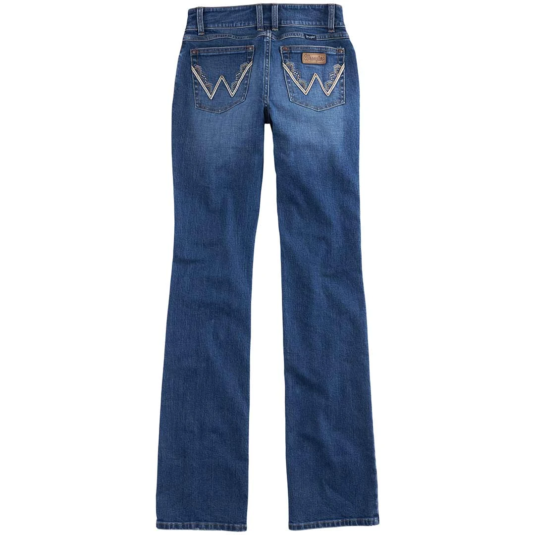 Wrangler Women's Retro Mae Aztec Pocket Bootcut Jeans - Image 6