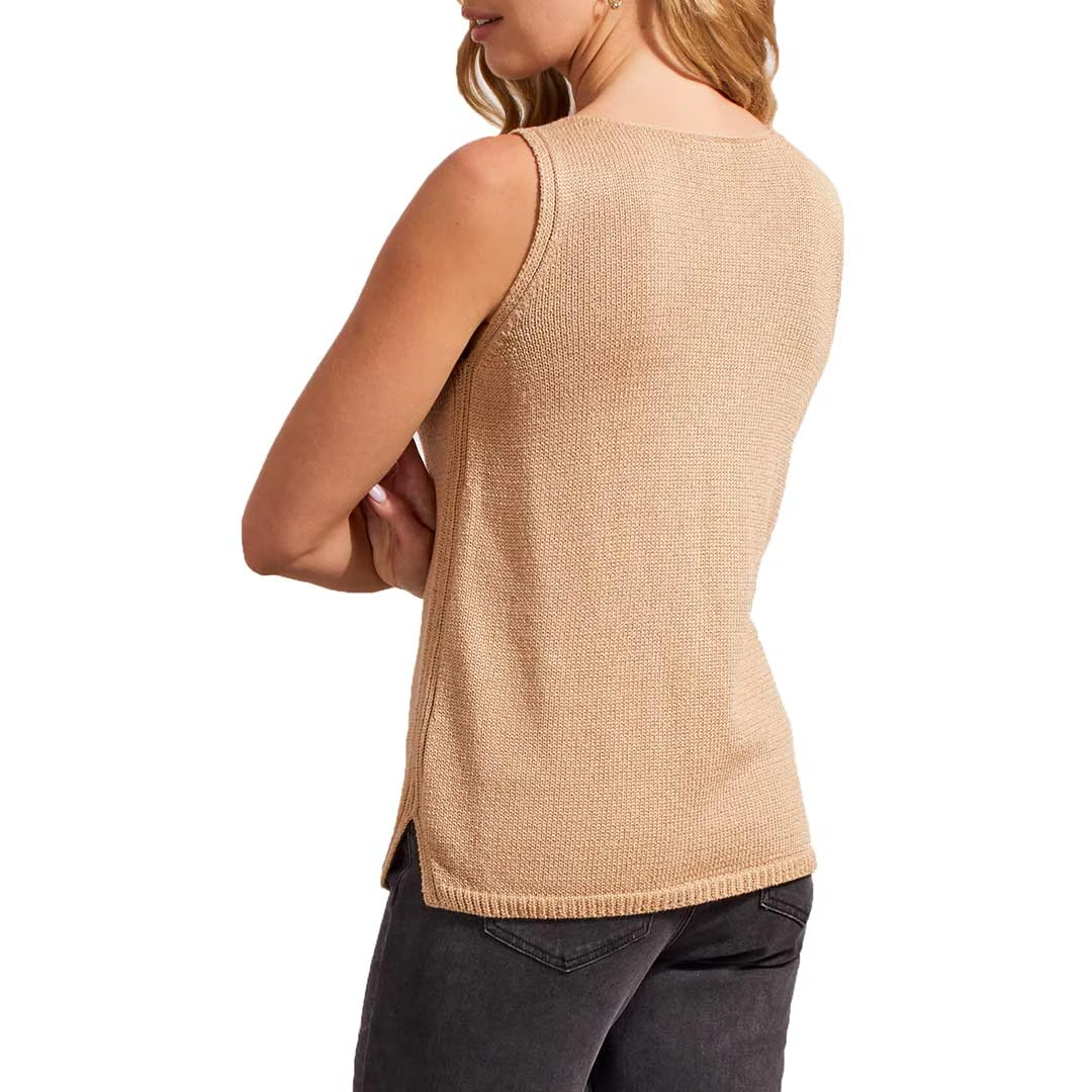 Tribal Women's Cable Knit Sweater Tank Top - Image 2