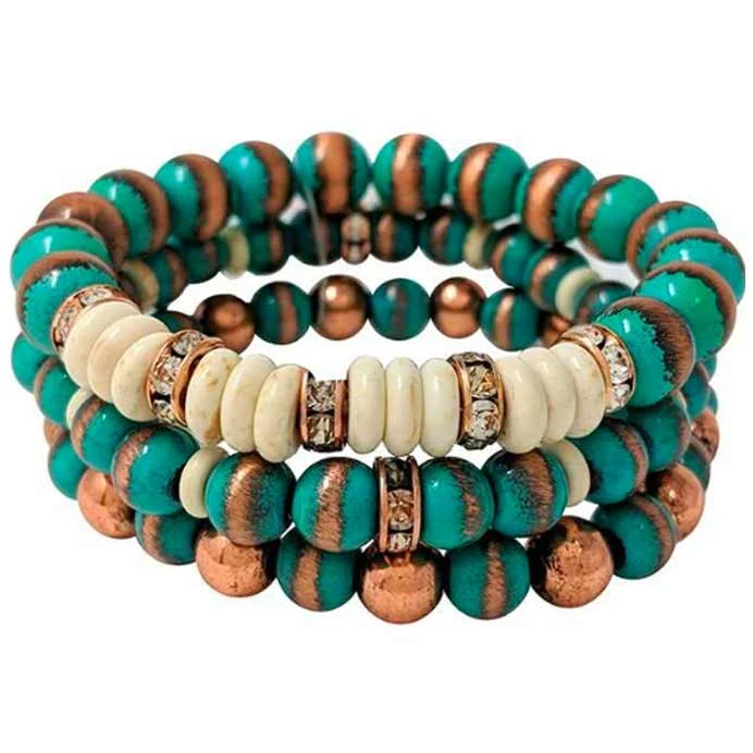Wyo-Horse Women's Stackable Beaded Bracelets - Image 2