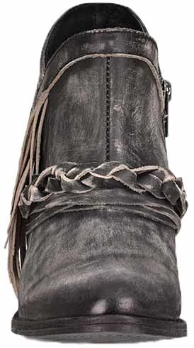 Circle G Women's Zipper With Fringe Round Toe Cowgirl Boots - Image 5