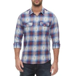 Flag & Anthem Men's Doyle Plaid Snap Shirt