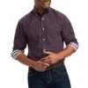 Ariat Men's Wrinkle Free Dylen Fitted Button-Down Shirt
