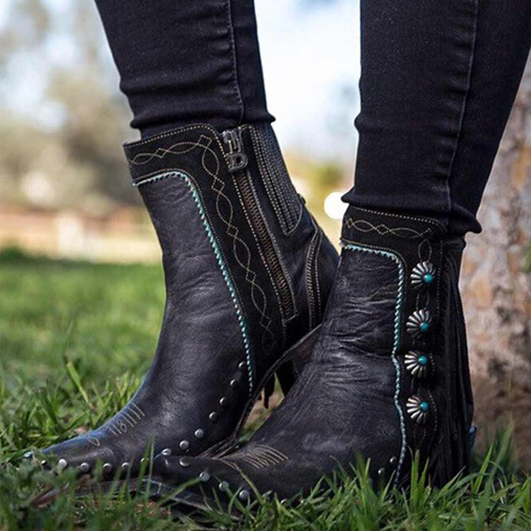 Old Gringo Boots Women's Apache Kid Cowgirl Boots - Image 9