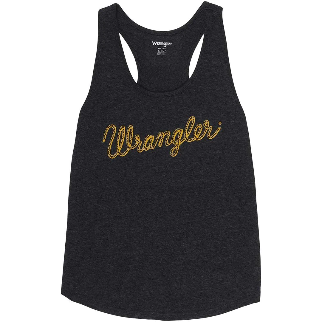 Wrangler Women's Rope Logo Racer Back Tank Top - Image 4