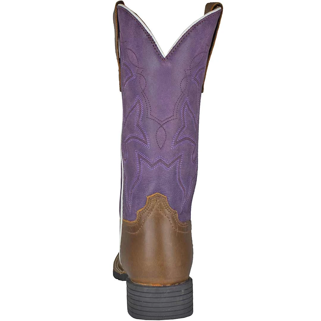 Roper Women's Purple Shaft Cowgirl Boots - Image 5