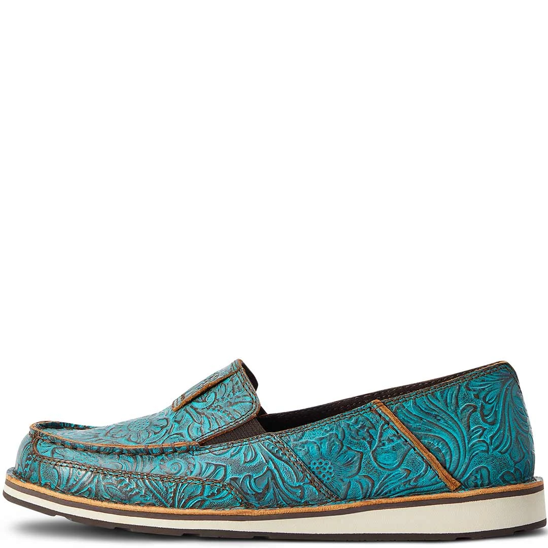 Ariat Women's Floral Embossed Cruiser Slip-on Shoes - Image 3