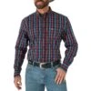 Wrangler Men's 20X Performance Button-Down Plaid Shirt