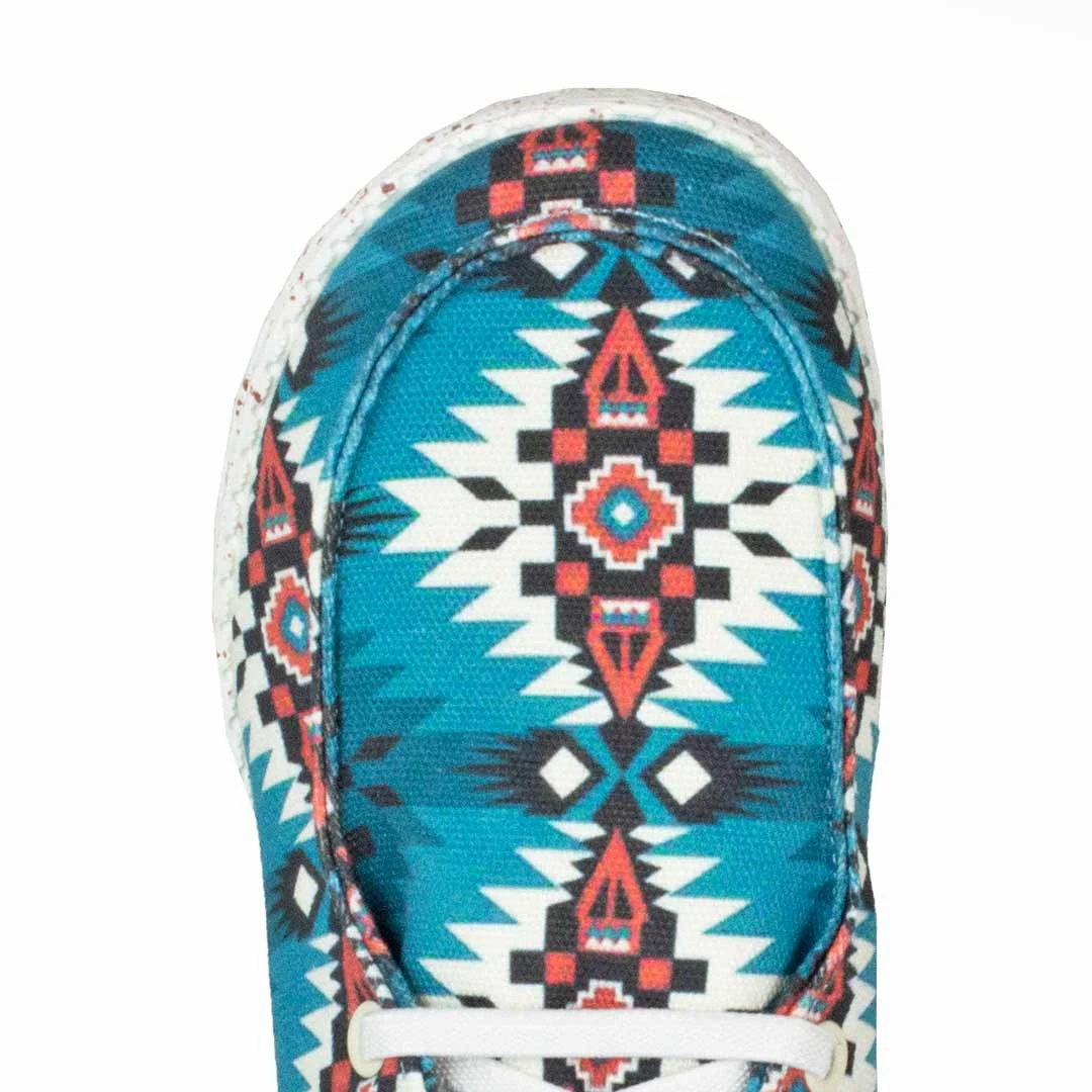 Roper Women's Aztec Canvas Slip-On Shoes - Image 6