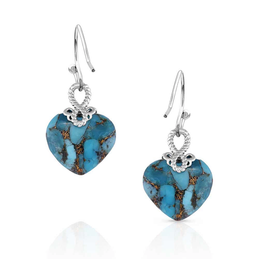 Montana Silversmiths Untamable Heart Earrings - Image 2