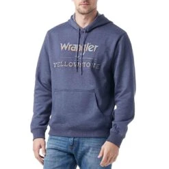 Wrangler X Yellowstone Men's Dark Splash Hoodie