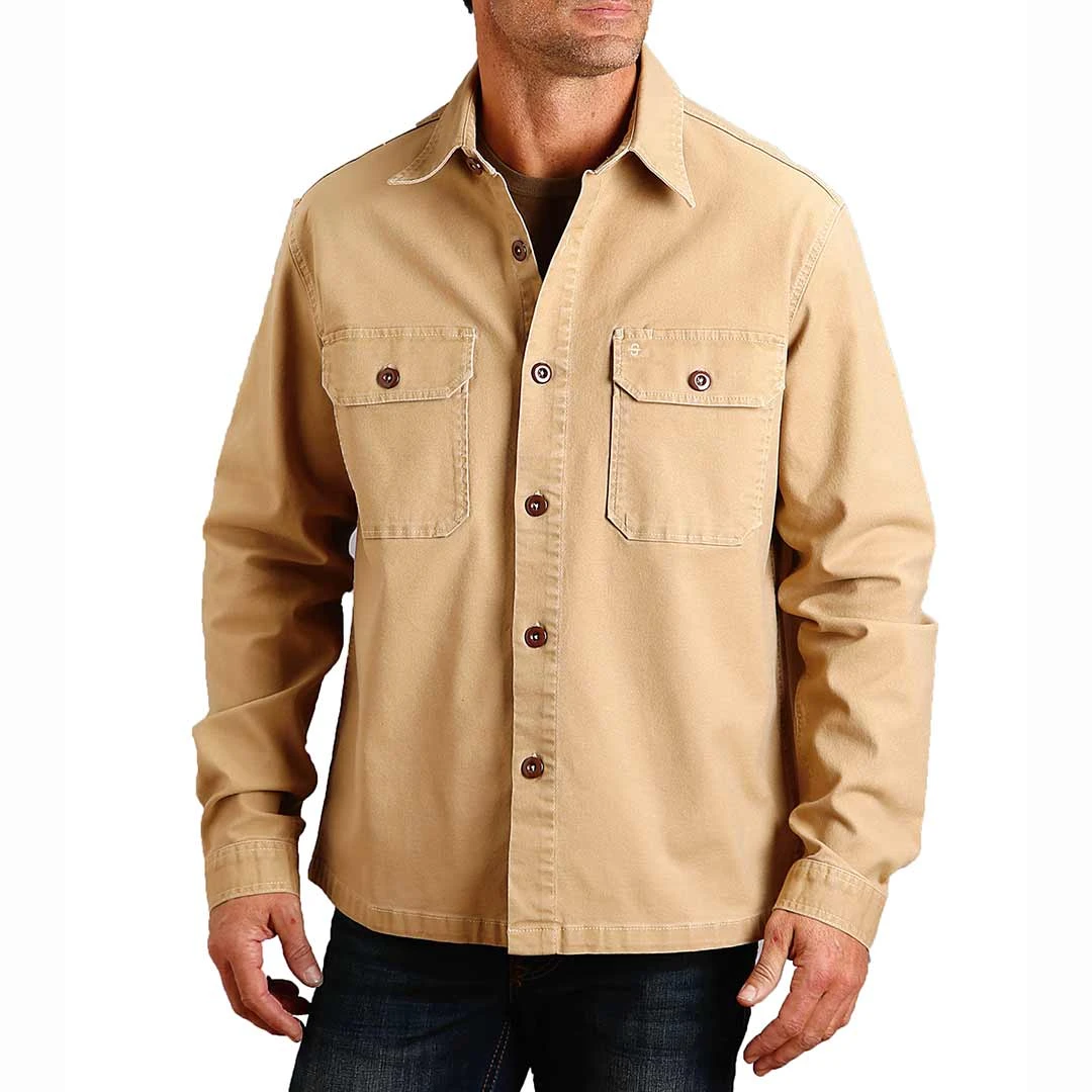 Stetson Men's Stretch Canvas Shirt Jacket - Image 2