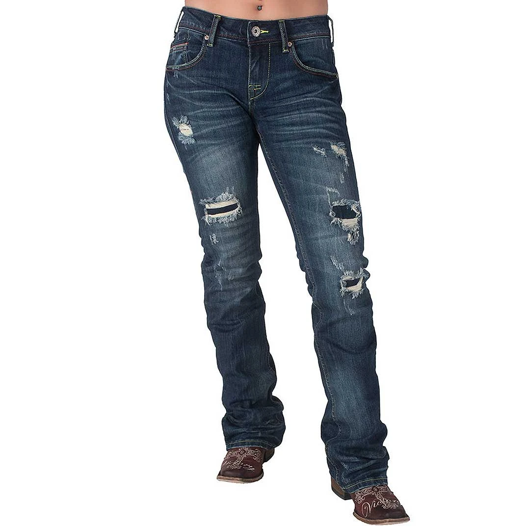 Cowgirl Tuff Women's Tear It Up Bootcut Jeans - Image 2