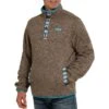 Cinch Men's 1/4 Snap Knit Pullover
