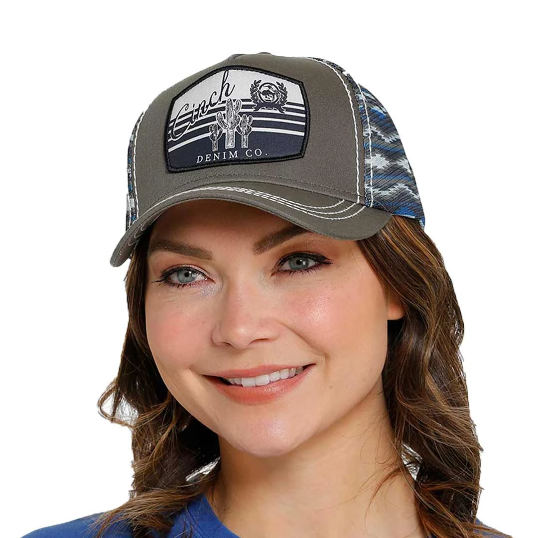 Cinch Women's Aztec Trucker Snap Back Cap - Image 4