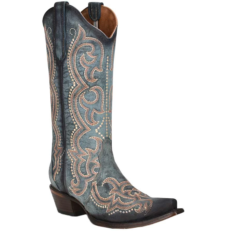 Circle G Women's Bold Embroidered Cowgirl Boots - Image 2