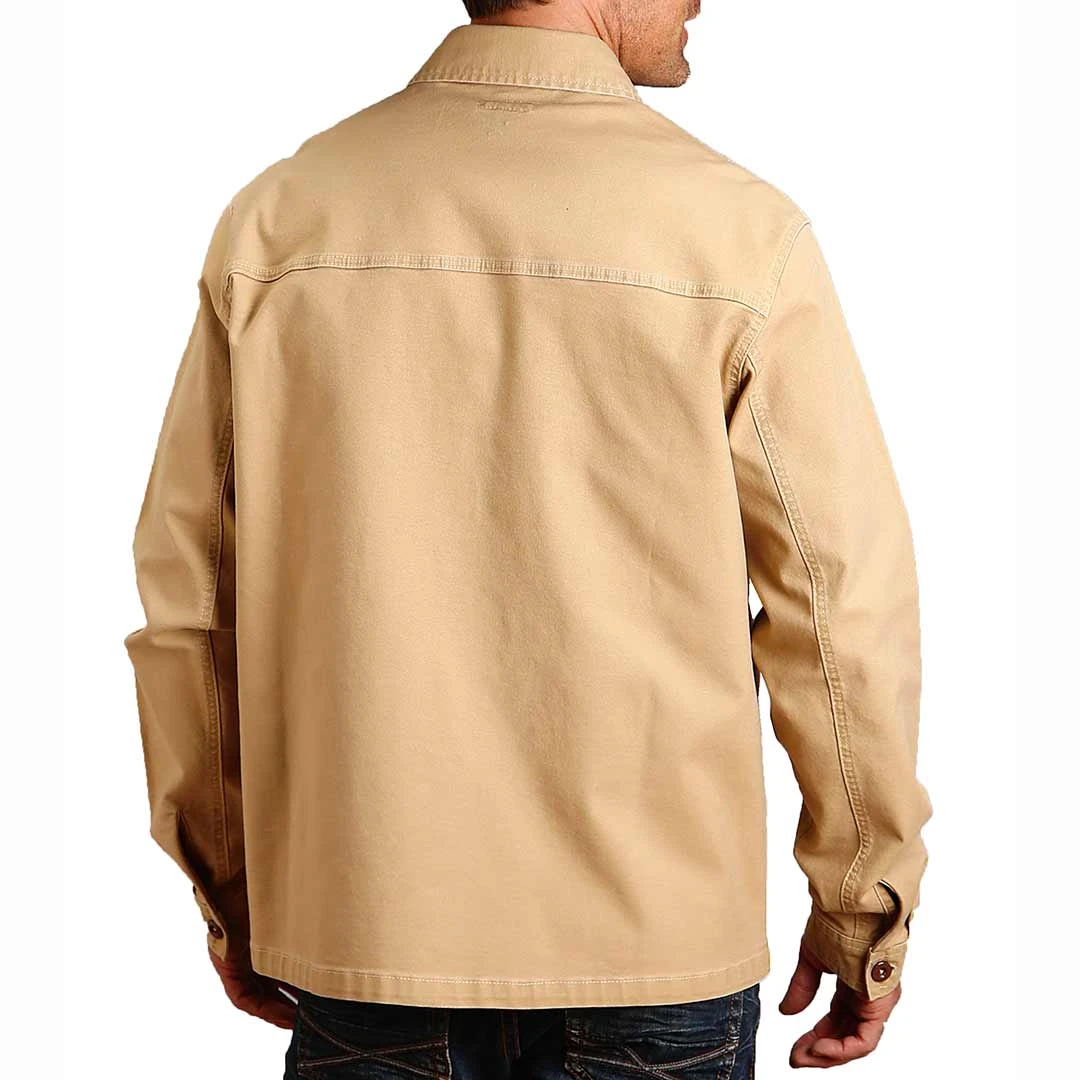Stetson Men's Stretch Canvas Shirt Jacket - Image 3