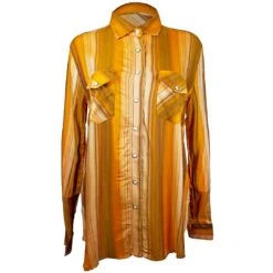 Cruel Denim Women's Vertical Stripe Snap Shirt