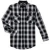 Jack Daniel's Men's Plaid Snap Shirt