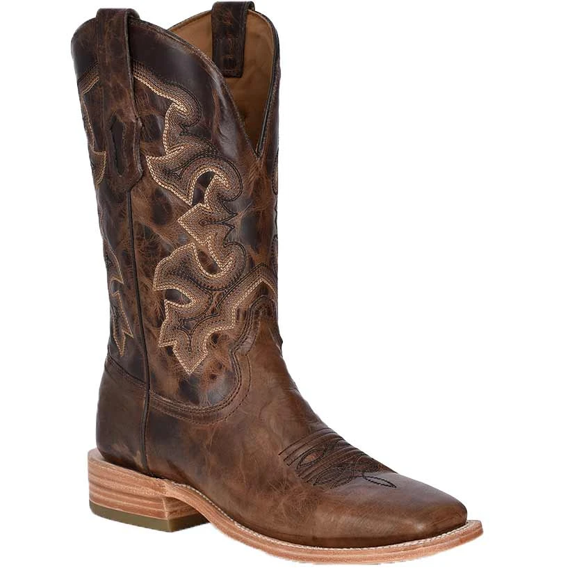 Corral Boot Co. Men's Distressed Square Toe Cowboy Boots - Image 2