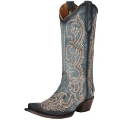 Circle G Women's Bold Embroidered Cowgirl Boots