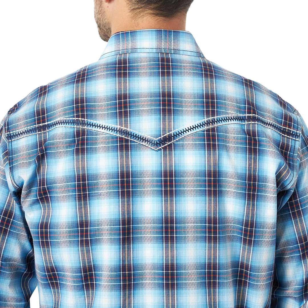 Wrangler Men's Rock 47 Plaid Snap Shirt - Image 4