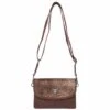 Montana West Genuine Leather Hair-On-Hide Crossbody Purse