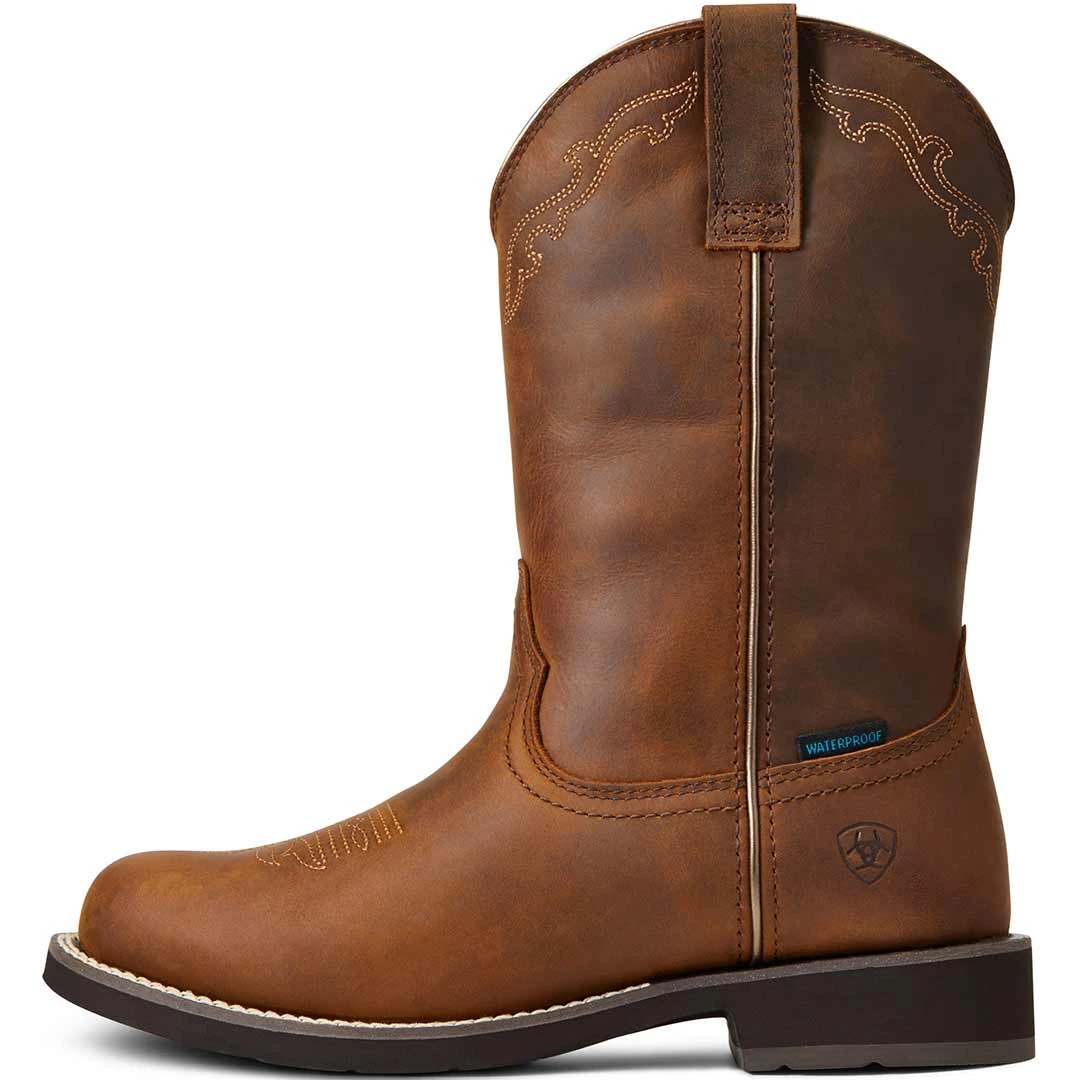 Ariat Women's Delilah Round Toe Waterproof Cowgirl Boots - Image 3
