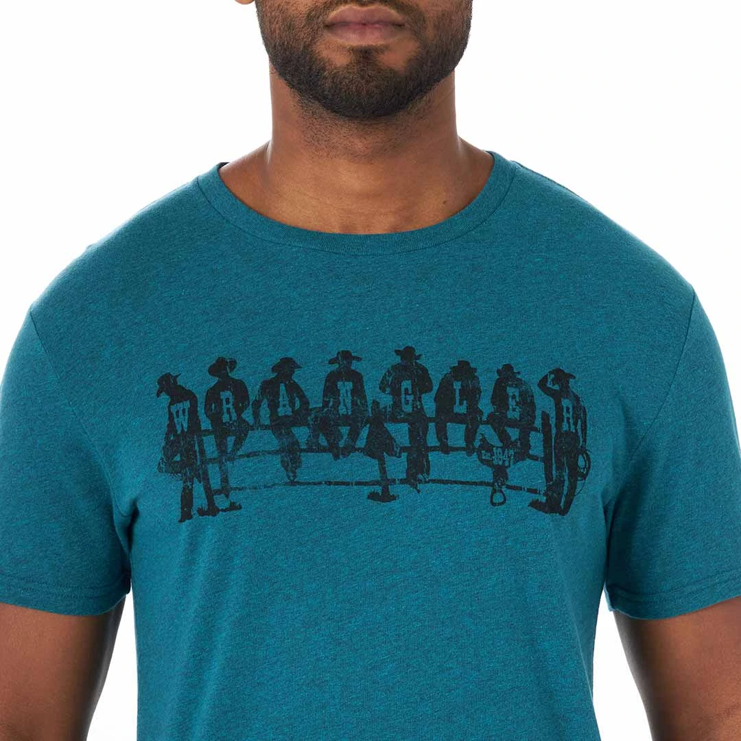 Wrangler Men's Cowboy Fence Graphic T-shirt - Image 3